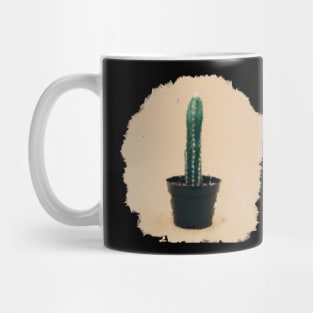 Long chichipe cactus oil painting Mug